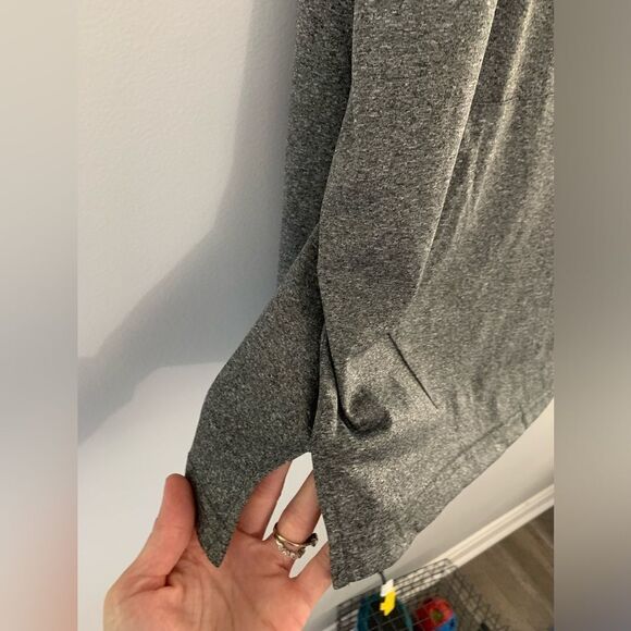 NBA Philadelphia 76ers Sixers Pullover Hoodie Lightweight Gray Blue White Size S - Picture 2 of 5